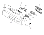 Схема №1 DM 180 SE   -White Bi (900001046, DW20.1) с изображением Мини-ручка Gorenje 260467