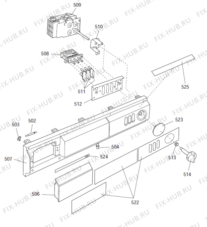 Взрыв-схема стиральной машины Gorenje TF 111A SE (900002711, TD70A) - Схема узла 05