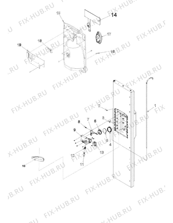 Взрыв-схема стиральной машины Whirlpool AC2228HEKB (F092640) - Схема узла