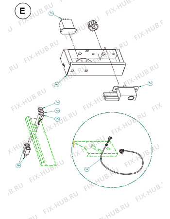 Схема №2 ADN 103 с изображением Фитинг для холодильной камеры Whirlpool 482000010242