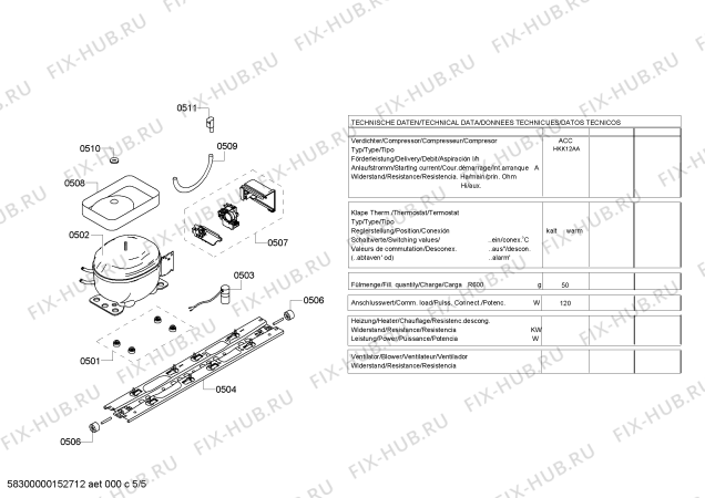 Схема №3 RB272353S с изображением Панель управления для холодильника Bosch 00704034