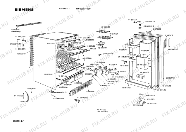 Схема №1 0702184049 KS183EW с изображением Испаритель для холодильника Siemens 00124123