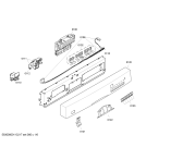 Схема №3 SGS55M82FF с изображением Панель управления для посудомоечной машины Bosch 00440486