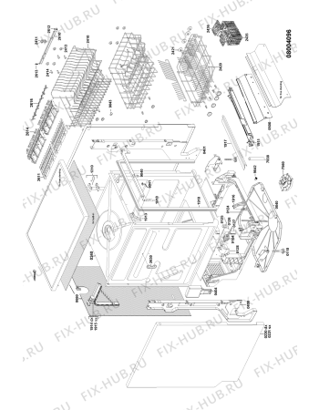 Схема №2 GCIK 6421/1 IN с изображением Микропереключатель для электропосудомоечной машины Whirlpool 481290508827