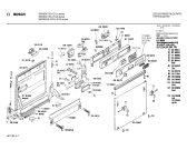 Схема №2 SMI3047 с изображением Вкладыш в панель для посудомоечной машины Bosch 00278399