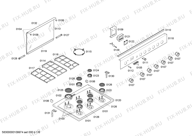 Схема №2 HEC66J42EB PROFESSIONAL с изображением Декоративная планка для плиты (духовки) Bosch 00488685