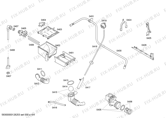 Схема №2 WAE32390NL Bosch Maxx 6 с изображением Силовой модуль для стиралки Bosch 00667388