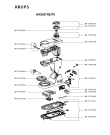Схема №5 KA902744/70 с изображением Холдер для кухонного измельчителя Krups MS-5990447
