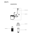 Схема №1 EA824054/70C с изображением Крышечка для электрокофеварки Krups MS-0A01912