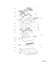 Схема №1 GX751FGX (F075038) с изображением Запчасть для плиты (духовки) Indesit C00288763