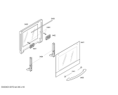 Схема №1 VVH31B1160 с изображением Фронтальное стекло для электропечи Bosch 00246277