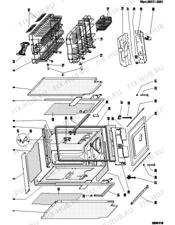 Схема №1 LI48A (F027246) с изображением Сенсорная панель для посудомоечной машины Indesit C00087806