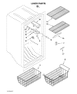 Схема №1 5VEV201NAQ с изображением Лоток (форма) для холодильной камеры Whirlpool 482000013423