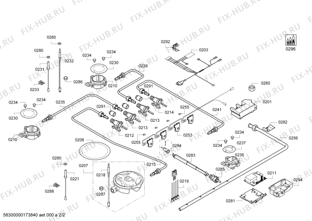 Схема №1 CM106250 4G FLAME CA60OVEN с изображением Штифт для плиты (духовки) Bosch 00628364