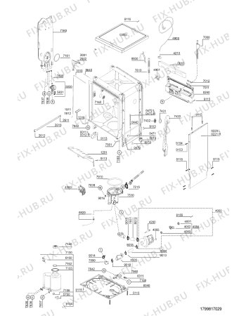 Схема №2 ADP 658 WH с изображением Мини-ручка для электропосудомоечной машины Whirlpool 481241029435