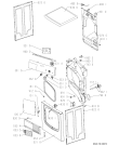 Схема №1 ASC B6 с изображением Декоративная панель для сушилки Whirlpool 480112100154