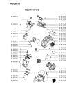 Схема №1 RO6673EA/410 с изображением Уплотнитель для пылесоса Rowenta RS-RT3997