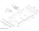 Схема №2 PCG364ED с изображением Боковая часть корпуса для духового шкафа Bosch 00672398