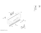 Схема №4 SR514S00CE с изображением Передняя панель для посудомойки Siemens 11024037