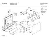 Схема №1 SMS8042 с изображением Панель для посудомойки Bosch 00282552