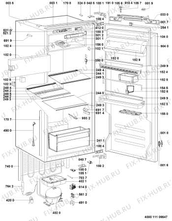 Схема №1 BRVN102 с изображением Сенсорная панель для холодильника Whirlpool 481011025836