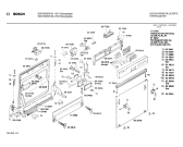 Схема №2 SMI7069SK с изображением Передняя панель для посудомойки Bosch 00282275