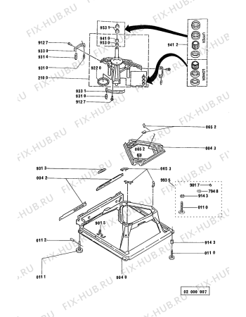 Схема №4 AWM 908 с изображением Другое для стиралки Whirlpool 481946648015