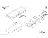 Схема №1 CE490112 с изображением Крышка для электропечи Bosch 00683192