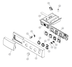 Схема №1 MDE 9651   -AES (336836, TD25.3) с изображением Переключатель для стиралки Gorenje 263417