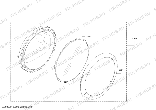 Схема №5 WT46G400IN с изображением Силовой модуль запрограммированный для сушильной машины Siemens 00636961