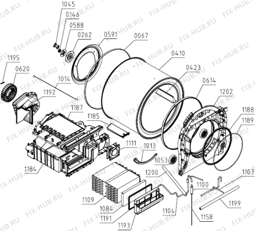 Взрыв-схема стиральной машины Panasonic NH-P8ER1 WTA (518780, SP10/327) - Схема узла 05