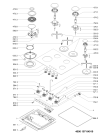 Схема №1 AKT 5000/NB с изображением Трубка подачи газа для духового шкафа Whirlpool 481010764004