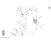 Схема №4 B22FT80SNS с изображением Дверь для холодильника Bosch 00713461