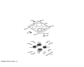 Схема №2 HSS873KEU с изображением Ручка конфорки для плиты (духовки) Bosch 00607193
