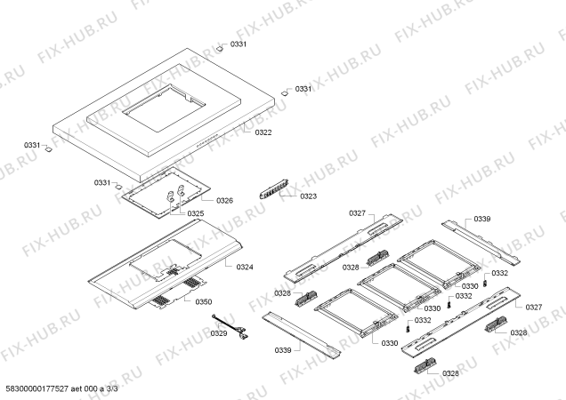 Взрыв-схема вытяжки Gaggenau AI230700 Gaggenau - Схема узла 03