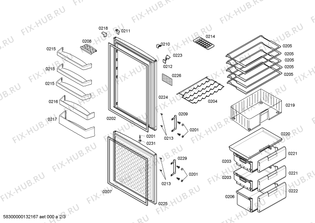 Схема №1 KGV39X27 с изображением Защитный элемент для холодильника Bosch 00607638