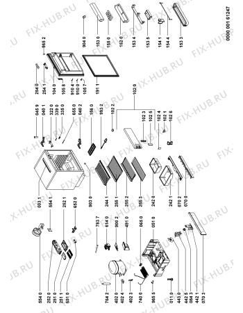 Схема №1 CB656WGB3 (F091266) с изображением Наставление для холодильной камеры Indesit C00355622