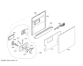 Схема №3 SHU33A06UC Bosch с изображением Панель управления для посудомойки Bosch 00438380