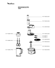 Схема №2 DD2035EG/3P0 с изображением Часть корпуса для электромиксера Moulinex FS-9100034779