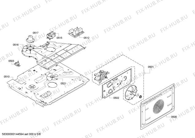 Схема №4 B85P62N3MC с изображением Кнопка для духового шкафа Bosch 00612839