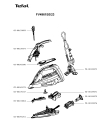 Схема №1 FV4961E0/23 с изображением Рукоятка для электропарогенератора Tefal CS-00145279