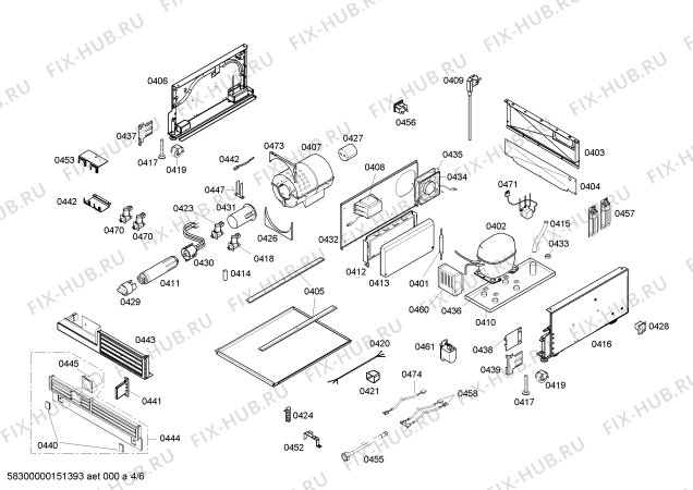 Схема №3 FID18MIIL5 с изображением Силовой модуль для холодильной камеры Bosch 00676701