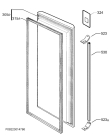 Схема №1 A82700GNW0 с изображением Дверка для холодильника Aeg 2109007910