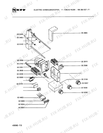 Схема №3 195305527 F-1036.42RCSM с изображением Переключатель для плиты (духовки) Bosch 00025302