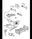 Схема №1 CM 9 AV с изображением Корпусная деталь для духового шкафа DELONGHI 35F6040JD1