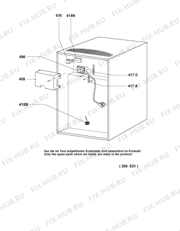 Взрыв-схема холодильника Dometic (N Dc) RH356LDE - Схема узла Armature/fitting