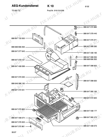 Взрыв-схема стиральной машины Zanussi TD802TC DELTA-SOFT - Схема узла Section3