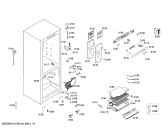 Схема №2 BD5700NFV с изображением Дверь для холодильника Bosch 00247438