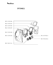 Схема №2 DFC841(0) с изображением Часть корпуса для электрокомбайна Moulinex MS-5390048