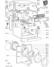 Схема №1 AWM 5050 с изображением Указатель для стиральной машины Whirlpool 481241458214